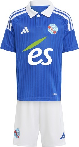 adidas-Maillot Domicile enfant RC Strasbourg Mini Kit 2024/25-0