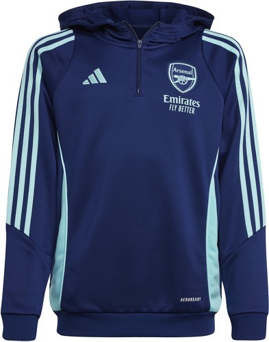 adidas-Veste de survêtement à capuche enfant Arsenal 2024/25-0