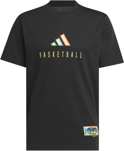 adidas-T-shirt adidas Worldwide Hoops Logo Performance Graphic-0