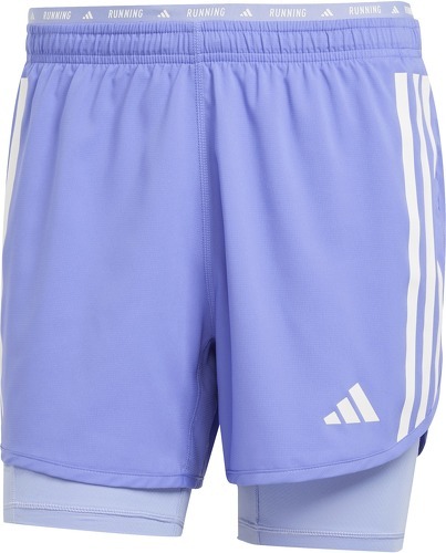 adidas-Own The Run 3-Stripes 2in1 Shorts-0