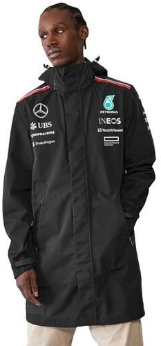 MERCEDES AMG PETRONAS MOTORSPORT-Mercedes AMG Petronas F1™ Team Rain Proof Jacket - Noir-2