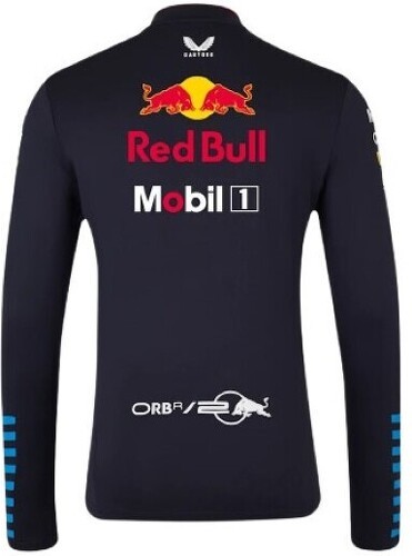 RED BULL RACING F1-Sweat-shirt à demi-zip officiel Oracle Red Bull Racing Formule 1 Unisexe  - Bleu-0