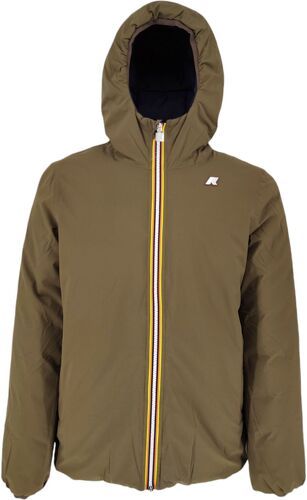 KWAY-Veste Jack Thermo Reversible Brown Green/Blue Depth-0