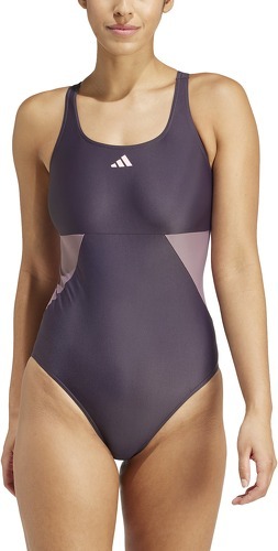 adidas-Maillot de bain 1 pièce dos en C femme adidas Colorblock-3