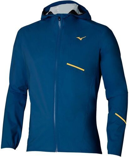 MIZUNO-Mizuno  tral waterproof 20k er jacket estate blue veste running etanche-0