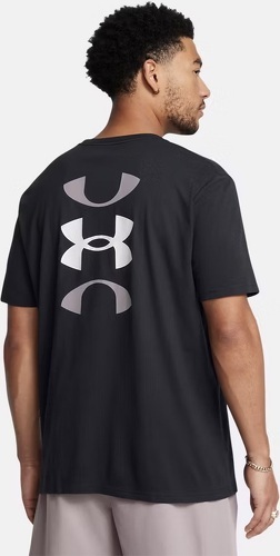 UNDER ARMOUR-T-shirt noir UA Basketball Logo Court pour homme-3