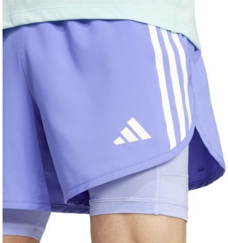 adidas-Own The Run 3 Stripes 2In1 Pantaloncini-3