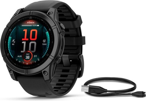 GARMIN-Fenix E, 47Mm, Slate Gray Steel/Black-0