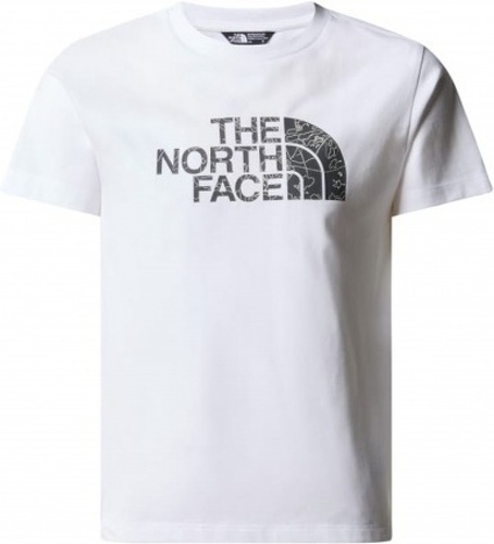 THE NORTH FACE-T-shirt Easy White/Asphalt Grey Buldering-0