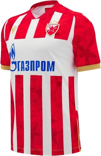 MACRON-Roter Stern Belgrad Maglia Home 2024/2025-0