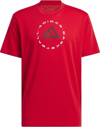 adidas-T-shirt adidas Hoops Emblem Graphic-0