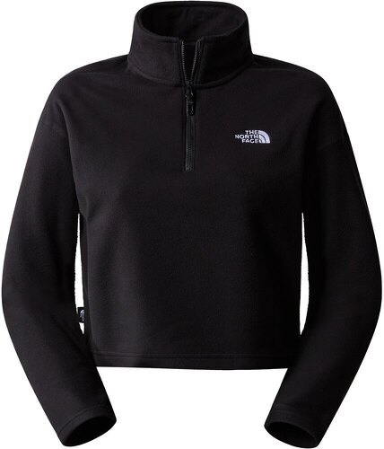 THE NORTH FACE-W 100 GLACIER CROPPED 1/4 ZIP-0