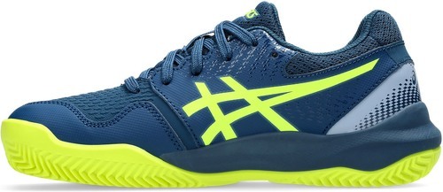 ASICS-Asics Gel Resolution 9 Gs Clay 1044a068 Navy Blue Junior-1