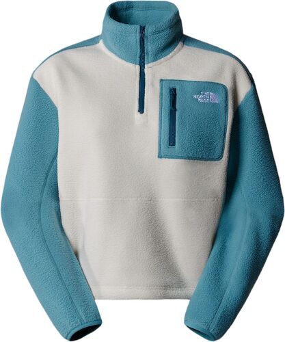 THE NORTH FACE-Pull Yumiori 1/4 Zip Algae Blue/White Dune/Midnight Petrol-0