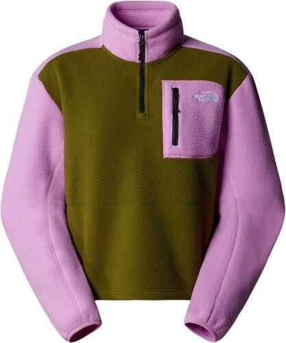 THE NORTH FACE-Pull Yumiori 1/4 Zip Forest Olive/Dragonfruit/Black-0