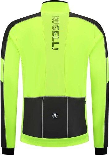 Rogelli-Veste de cyclisme hiver - Hommes - Jaune - Rogelli Essential HI VIS-1