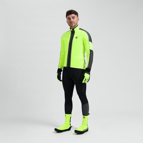 Rogelli-Veste de cyclisme hiver - Hommes - Jaune - Rogelli Essential HI VIS-4