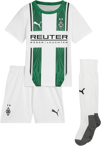 PUMA-Borussia Mönchengladbach Minikit domicile  avec Sponsor 2024/2025 enfa-0