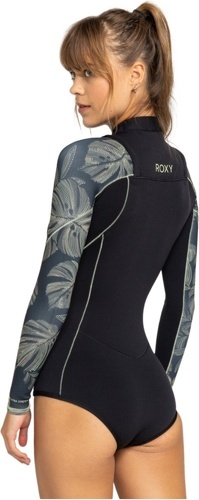 ROXY-Roxy Femmes Elite XT 1.5mm Manches Longues Front Zip Printemps Co-1