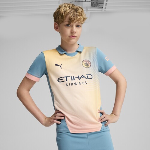 PUMA-Maillot Fourth 24/25 Manchester City Enfant et Adolescent-2