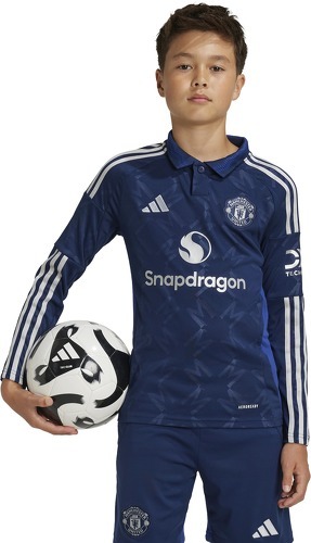 adidas-Maillot Extérieur manches longues enfant Manchester United 2024/25-1