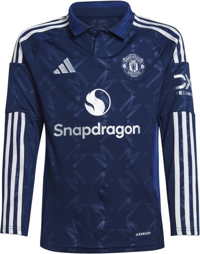 adidas-Maillot Extérieur manches longues enfant Manchester United 2024/25-0