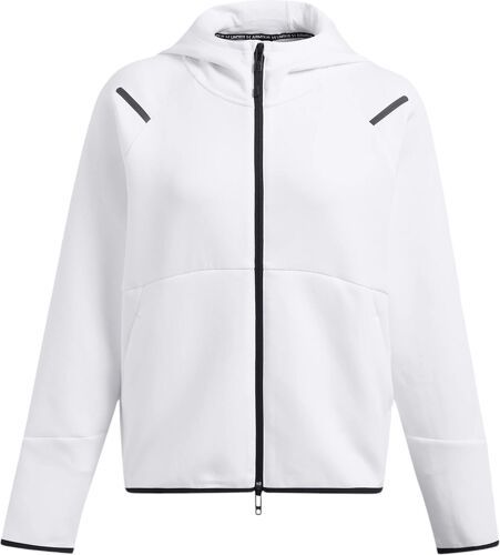 UNDER ARMOUR-Pull Unstoppable Fleece Full-Zip White/Black-0