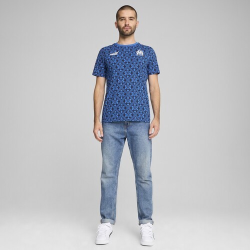 PUMA-T-shirt à motifs ftblCulture Olympique de Marseille Homme-2