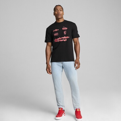 PUMA-T-shirt Scuderia Ferrari Race Neon Energy Archive Homme-2