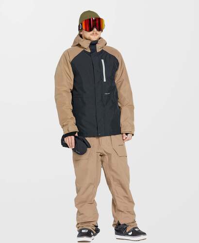 VOLCOM-Combinaison Rain Gore-Tex Bib - Chestnut Brown-2