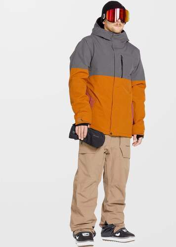 VOLCOM-Combinaison Rain Gore-Tex Bib - Chestnut Brown-3