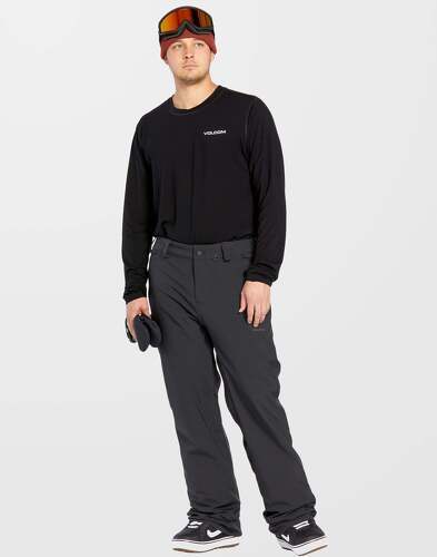 VOLCOM-Pantalon Freakin Snow Chino - Black-1