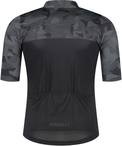 Rogelli-Maillot Manches Courtes Velo Camo - Homme - Bleu/Gris-1