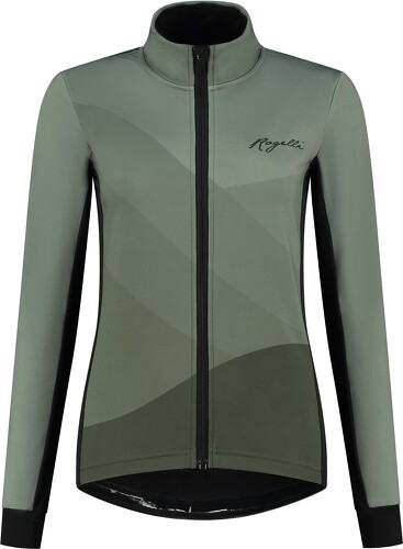 Rogelli-Veste Velo Manches Longues Hiver Farah - Femme - Vert-0