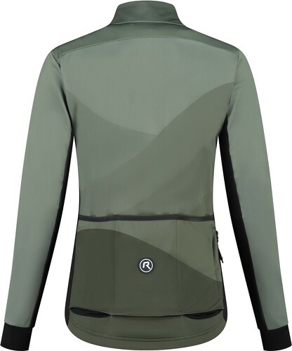 Rogelli-Veste Velo Manches Longues Hiver Farah - Femme - Vert-1