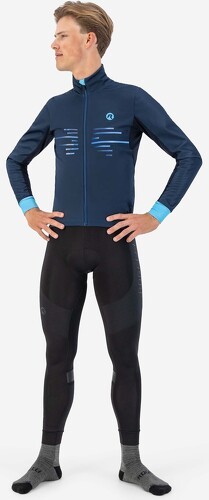 Rogelli-Veste Velo Manches Longues Hiver Radius - Homme - Bleu-4