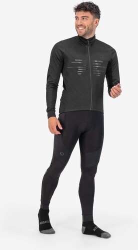 Rogelli-Veste Velo Manches Longues Hiver Radius - Homme - Noir-4