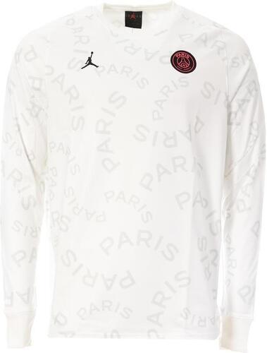 NIKE-PSG Sweat Blanc Homme Nike DH1318-0