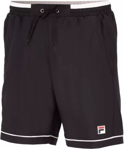 FILA-Short Fila Steve Noir / Blanc-0