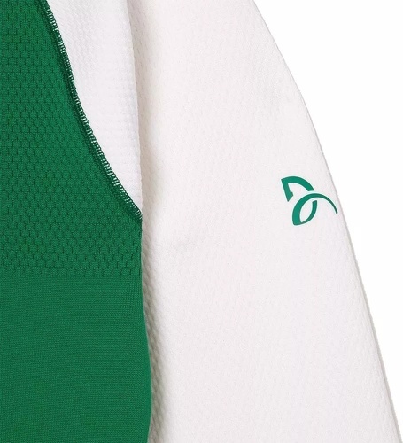 LACOSTE-Veste zippée Lacoste Tennis Novak Djokovic Vert / Blanc-4