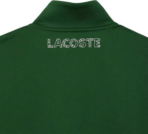 LACOSTE-Veste zippée Lacoste Tennis Vert / Blanc-3