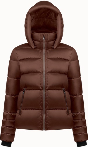 POIVRE BLANC-Doudoune Poivre Blanc Synthetic Down 1201 Choco Brown Femme-0