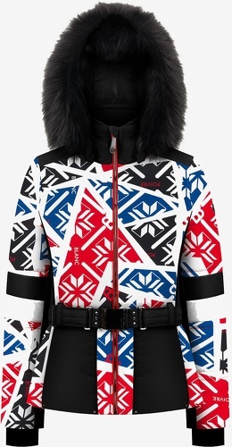 POIVRE BLANC-Veste De Ski / Snow Poivre Blanc 1003 Print Scarlet Red Femme-0