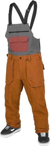 VOLCOM-Pantalon De Ski/snow Volcom Roan Bib Overall Caramel Homme-0