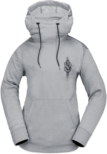 VOLCOM-Sweat A Capuche Volcom Riding Hydro P/o Heather Grey Femme-0