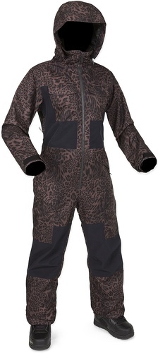 VOLCOM-Combinaison De Ski/snow Volcom Shiloh Snow Suit Leopard Femme-0