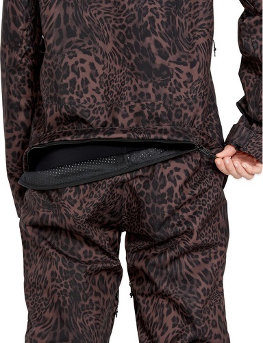 VOLCOM-Combinaison De Ski/snow Volcom Shiloh Snow Suit Leopard Femme-3