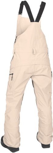 VOLCOM-Pantalon De Ski/snow Volcom Elm Stretch Gore Bib Overall Sand Femme-1