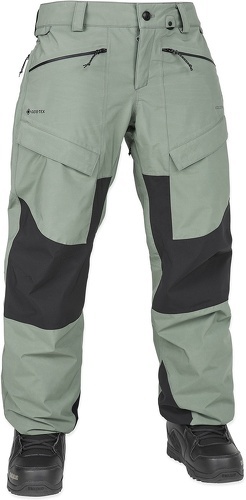 VOLCOM-Pantalon De Ski/snow Volcom V.co At Stretch Gore-tex Lichen Green Femme-0