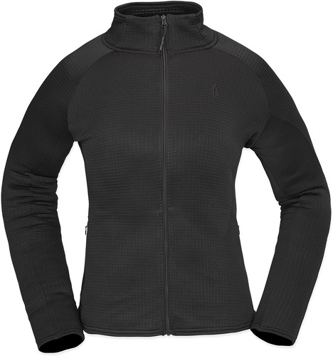 VOLCOM-Polaire Volcom Gridlock Full Zip Black Femme-0